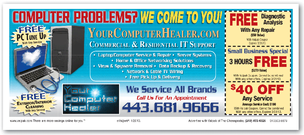 Coupon Your Computer Healer